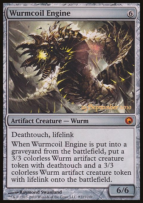 Wurmcoil Engine, Scars of Mirrodin Promos #223★, Magic: The Gathering card