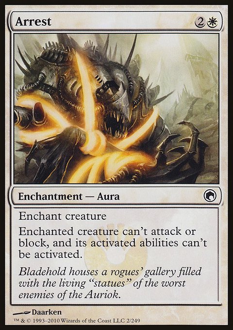 Arrest, Scars of Mirrodin #2, Magic: The Gathering card