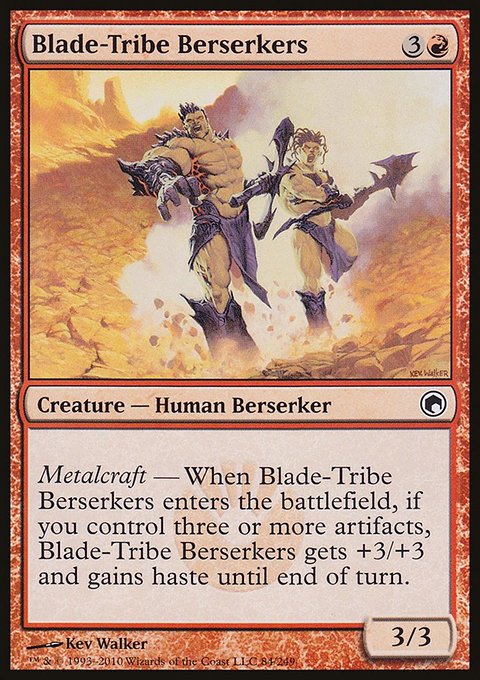 Blade-Tribe Berserkers, Scars of Mirrodin #84, Magic: The Gathering card