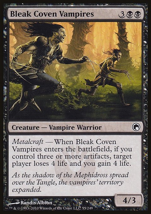 Bleak Coven Vampires, Scars of Mirrodin #55, Magic: The Gathering card