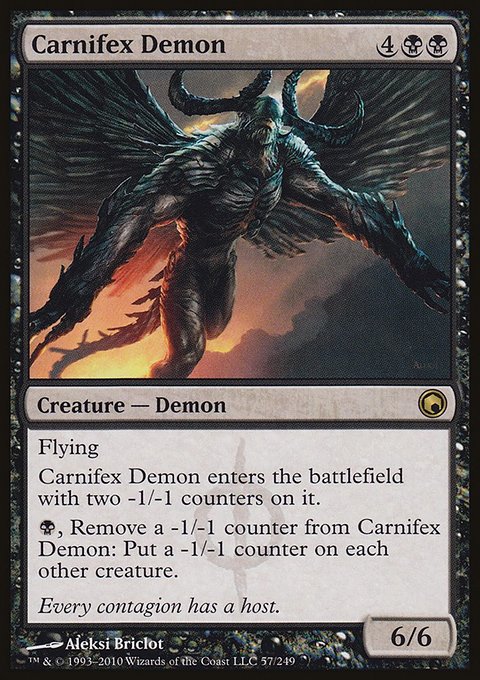 Carnifex Demon, Scars of Mirrodin #57, Magic: The Gathering card