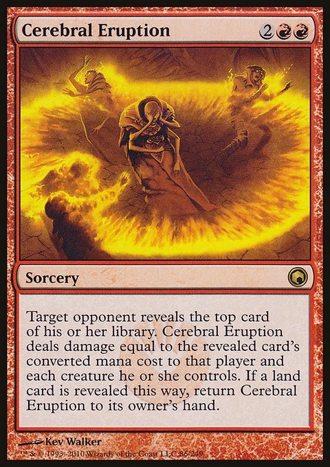 Cerebral Eruption, Scars of Mirrodin #86, Magic: The Gathering card