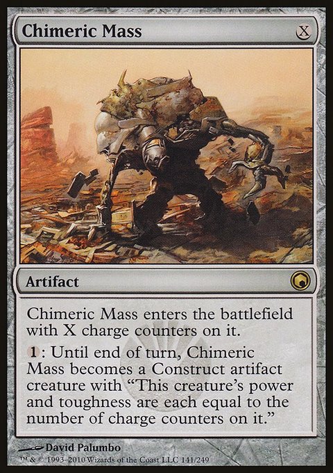 Chimeric Mass, Scars of Mirrodin #141, Magic: The Gathering card
