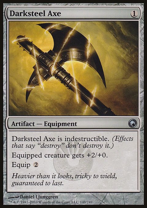 Darksteel Axe, Scars of Mirrodin #149, Magic: The Gathering card
