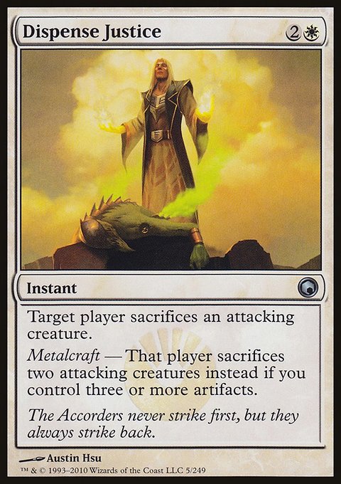 Dispense Justice, Scars of Mirrodin #5, Magic: The Gathering card