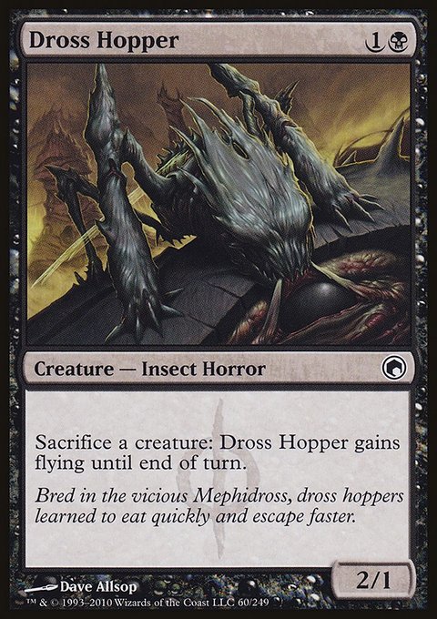 Dross Hopper, Scars of Mirrodin #60, Magic: The Gathering card