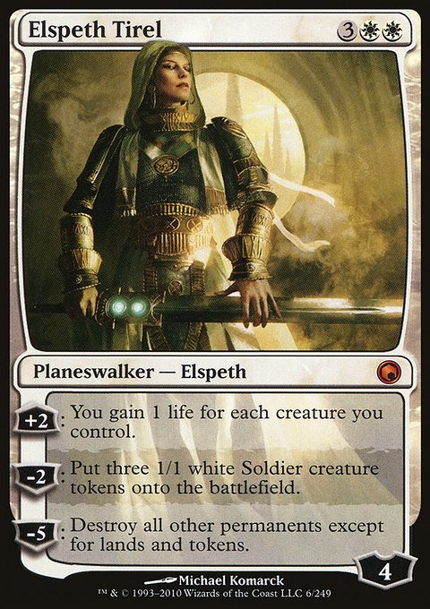 Elspeth Tirel, Scars of Mirrodin #6, Magic: The Gathering card