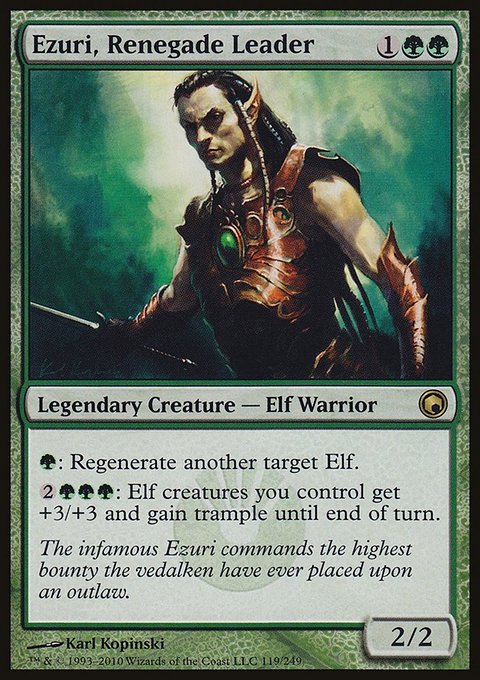 Ezuri, Renegade Leader, Scars of Mirrodin #119, Magic: The Gathering card