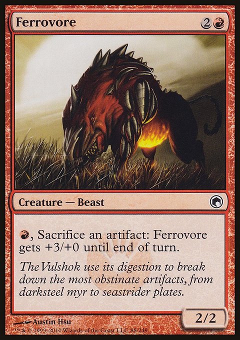 Ferrovore, Scars of Mirrodin #88, Magic: The Gathering card