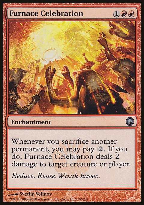 Furnace Celebration, Scars of Mirrodin #90, Magic: The Gathering card