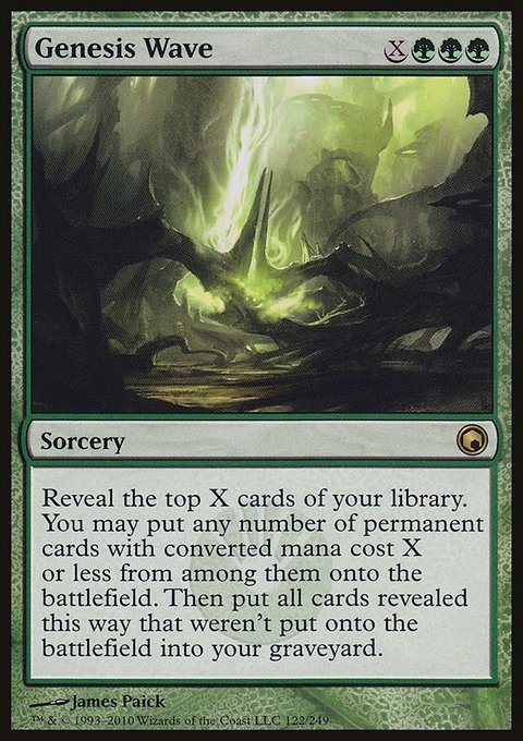 Genesis Wave, Scars of Mirrodin #122, Magic: The Gathering card