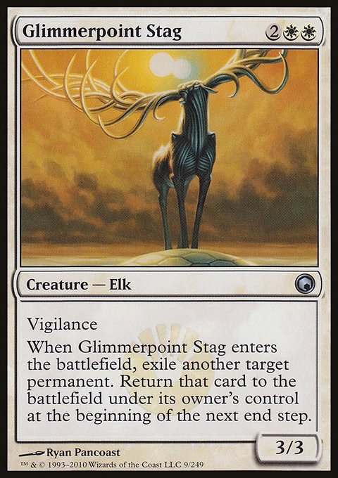 Glimmerpoint Stag, Scars of Mirrodin #9, Magic: The Gathering card