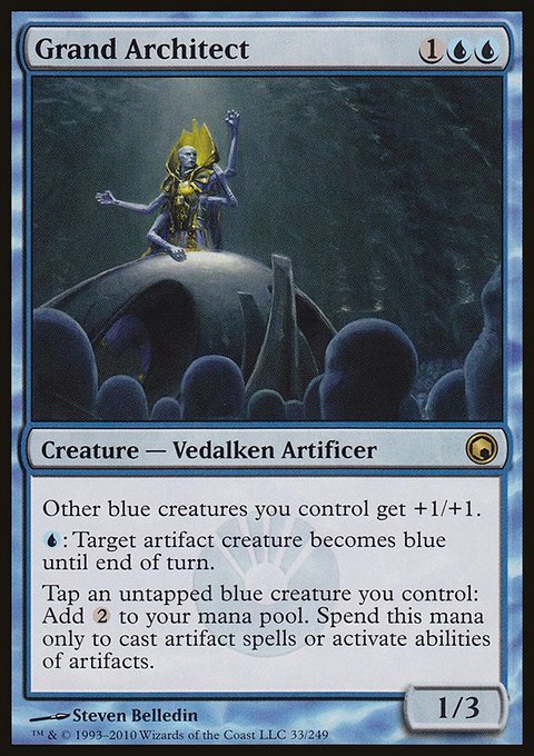 Grand Architect, Scars of Mirrodin #33, Magic: The Gathering card
