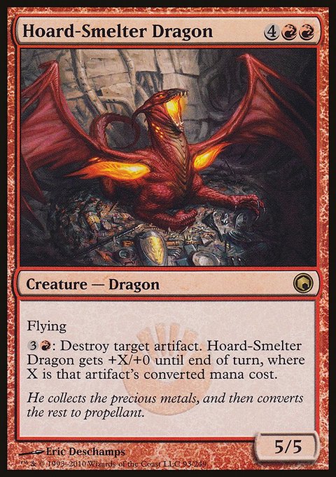 Hoard-Smelter Dragon, Scars of Mirrodin #93, Magic: The Gathering card