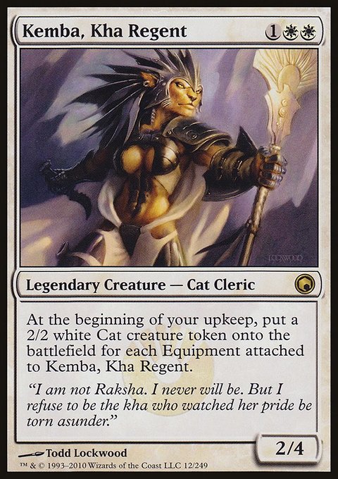 Kemba, Kha Regent, Scars of Mirrodin #12, Magic: The Gathering card