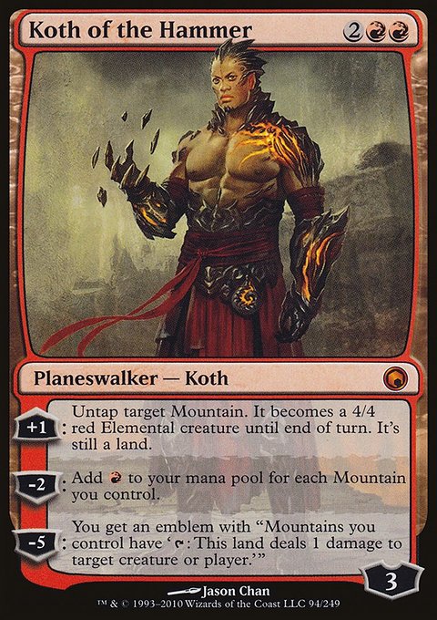 Koth of the Hammer, Scars of Mirrodin #94, Magic: The Gathering card