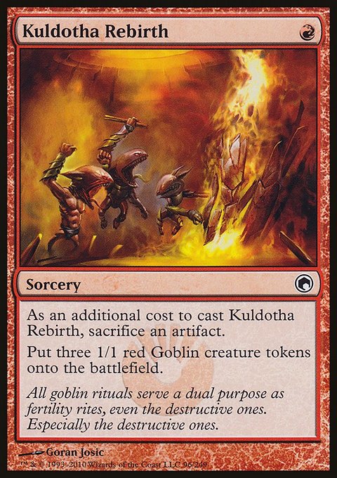 Kuldotha Rebirth, Scars of Mirrodin #96, Magic: The Gathering card