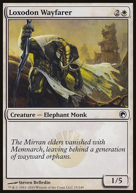 Loxodon Wayfarer, Scars of Mirrodin #15, Magic: The Gathering card
