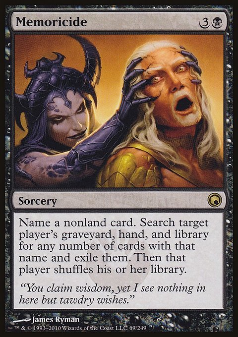 Memoricide, Scars of Mirrodin #69, Magic: The Gathering card