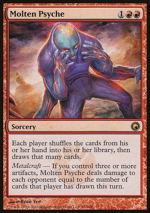 Molten Psyche, Scars of Mirrodin #98, Magic: The Gathering card