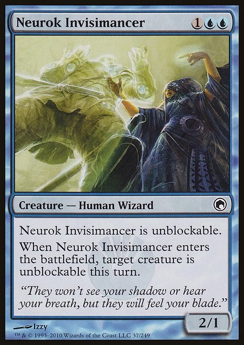 Neurok Invisimancer, Scars of Mirrodin #37, Magic: The Gathering card
