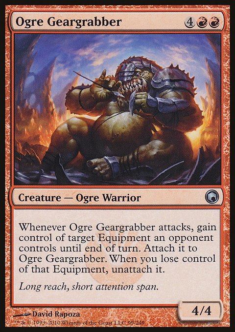 Ogre Geargrabber, Scars of Mirrodin #99, Magic: The Gathering card