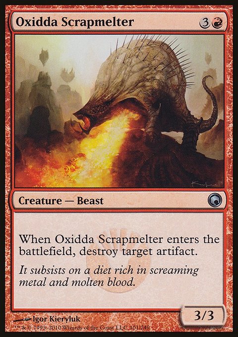 Oxidda Scrapmelter, Scars of Mirrodin #101, Magic: The Gathering card