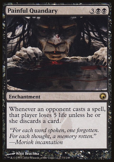 Painful Quandary, Scars of Mirrodin #73, Magic: The Gathering card