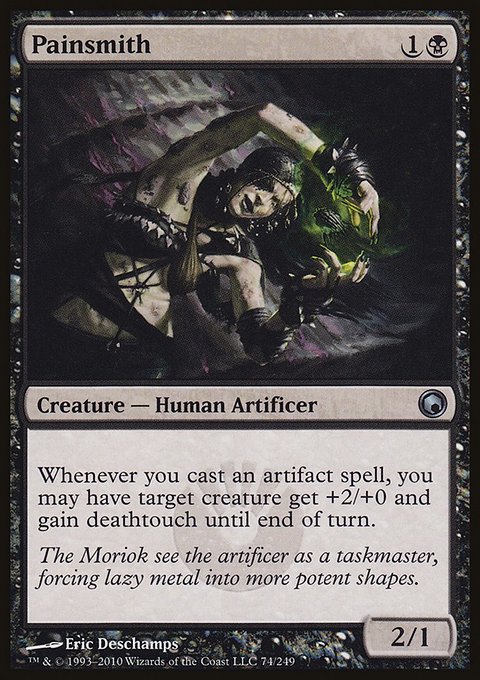 Painsmith, Scars of Mirrodin #74, Magic: The Gathering card