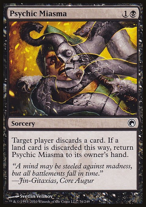 Psychic Miasma, Scars of Mirrodin #76, Magic: The Gathering card