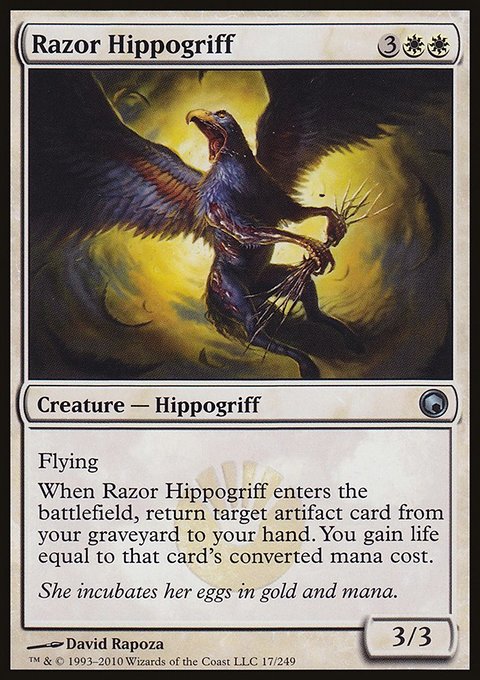 Razor Hippogriff, Scars of Mirrodin #17, Magic: The Gathering card