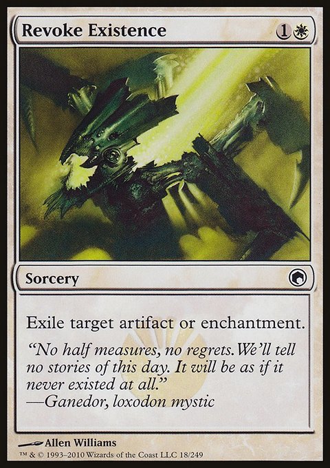 Revoke Existence, Scars of Mirrodin #18, Magic: The Gathering card
