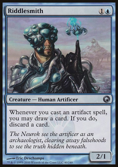 Riddlesmith, Scars of Mirrodin #40, Magic: The Gathering card