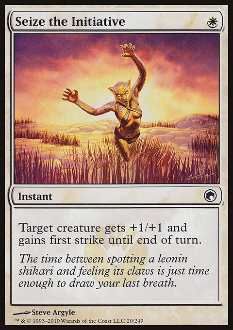Seize the Initiative, Scars of Mirrodin #20, Magic: The Gathering card
