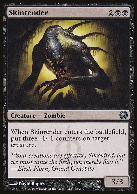 Skinrender, Scars of Mirrodin #78, Magic: The Gathering card