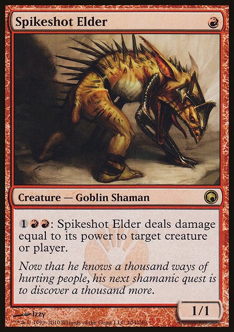 Spikeshot Elder, Scars of Mirrodin #104, Magic: The Gathering card