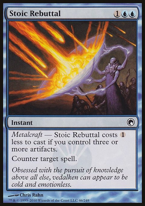 Stoic Rebuttal, Scars of Mirrodin #46, Magic: The Gathering card
