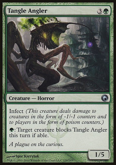 Tangle Angler, Scars of Mirrodin #128, Magic: The Gathering card