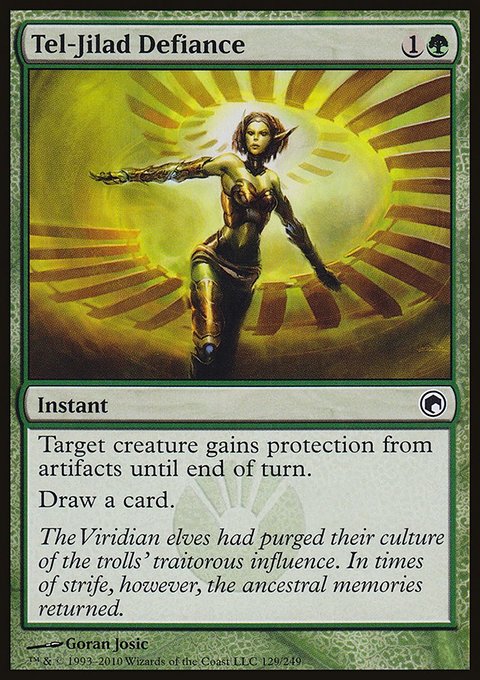 Tel-Jilad Defiance, Scars of Mirrodin #129, Magic: The Gathering card