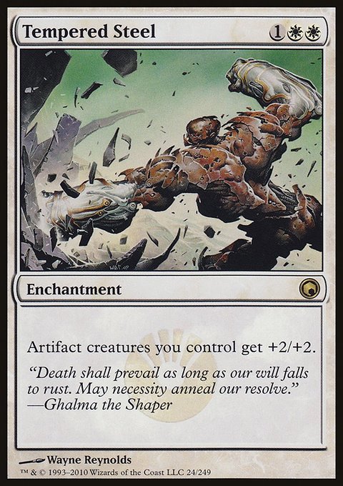 Tempered Steel, Scars of Mirrodin #24, Magic: The Gathering card