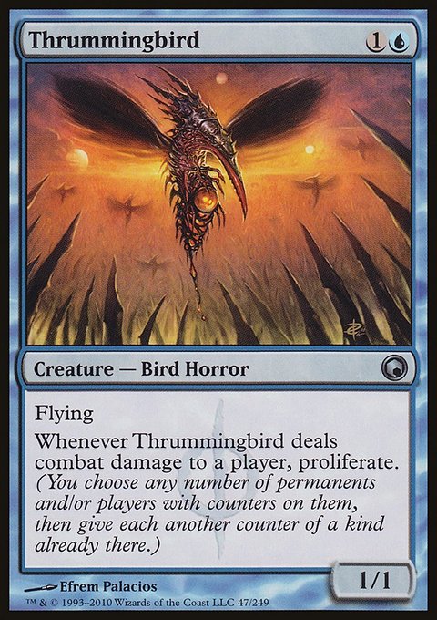 Thrummingbird, Scars of Mirrodin #47, Magic: The Gathering card