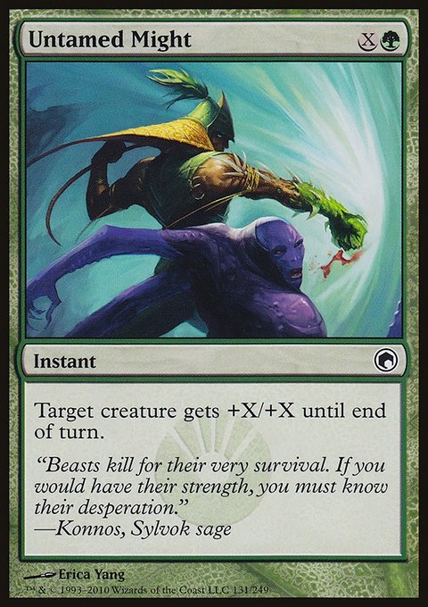 Untamed Might, Scars of Mirrodin #131, Magic: The Gathering card