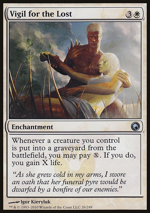 Vigil for the Lost, Scars of Mirrodin #26, Magic: The Gathering card