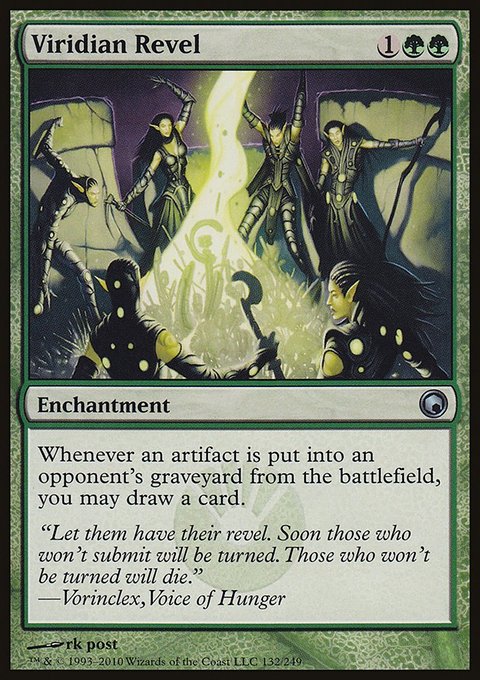 Viridian Revel, Scars of Mirrodin #132, Magic: The Gathering card