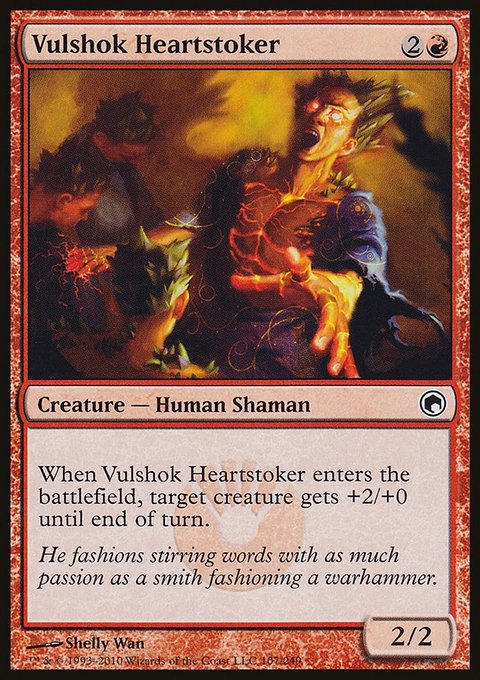 Vulshok Heartstoker, Scars of Mirrodin #107, Magic: The Gathering card