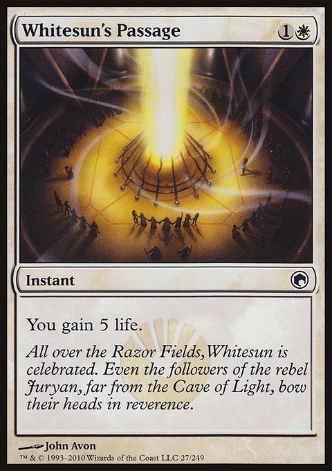 Whitesun's Passage, Scars of Mirrodin #27, Magic: The Gathering card