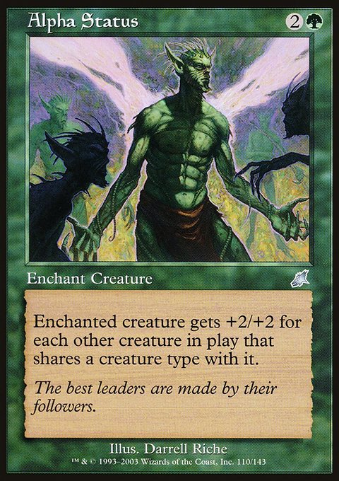 Alpha Status, Scourge #110, Magic: The Gathering card