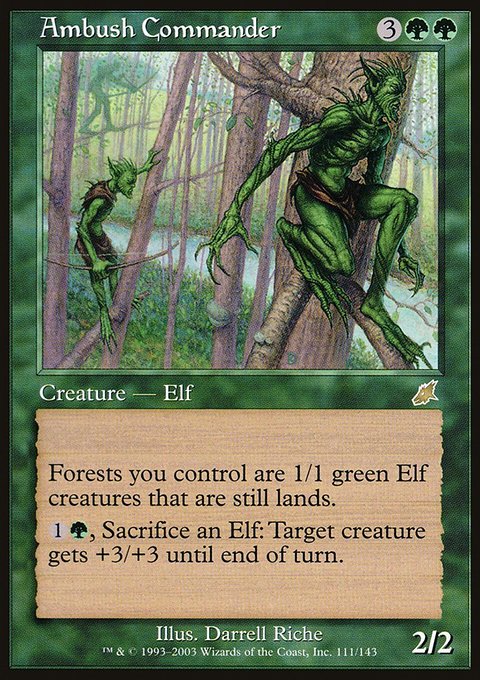 Ambush Commander, Scourge #111, Magic: The Gathering card