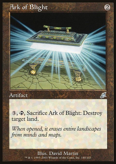 Ark of Blight, Scourge #140, Magic: The Gathering card