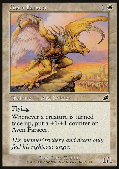 Aven Farseer, Scourge #3, Magic: The Gathering card